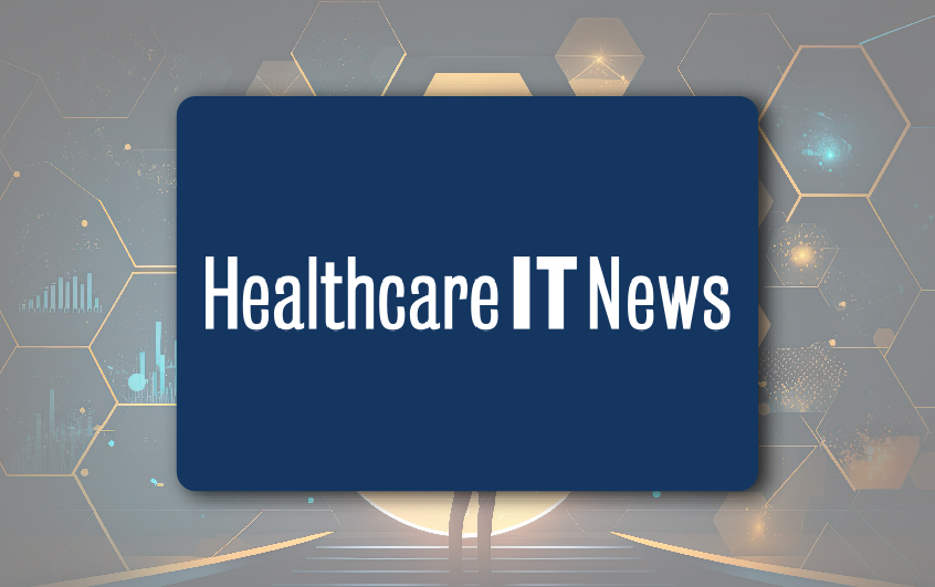 This icon represents a graphic that says Healthcare IT News